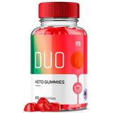 Duo Keto ACV Gummies, Duo Keto+ACV Gummies 1000mg Apple Cider Vinegar, Duo Keto Gummies Advanced Formula +ACV Supplement with Apple Cider Vinegar Folate Vitamin B12 and B6 Beet Root (60 Gummies)