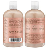 SheaMoisture Shampoo - Coconut & Hibiscus Curl & Shine Shampoo for Curly Hair in Women with Coconut Oil/Vitamin E/Neem Oil, Sulfate Free Coconut Shampoo to Nourish Curls, 13 Fl Oz Ea (Pack of 4)