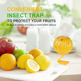 Sticky Fruit Fly Trap Ball,Fruit Fly Traps Sticky Traps Ball,Fruit Fly and Fungus Gnat Sticky Catcher Trap for Indoor Outdoor Flying Insect Bug Pest Gnat Traps Ball for House Kitchen Sticky Traps