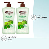 Hawaiian Tropic Lime Coolada After Sun Lotion, 16oz | After Sun Care, Daily Moisturizing Lotion, After Sun Aloe, Cocoa Butter Lotion, Shea Butter Lotion, After Sun Skin Care, 16oz each Twin Pack