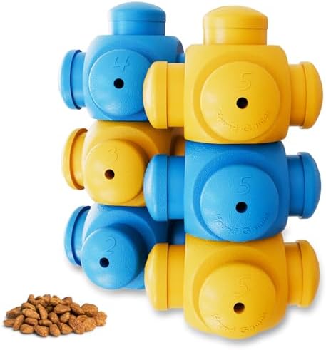 Dog Puzzles for Smart Dogs, Interactive, Puzzle Treats, Puppy Puzzle, Toys to Keep Them Busy, Dog Games, Toys for Bored Dogs, Advanced Puzzles, Boredom Busters (6 Pieces)