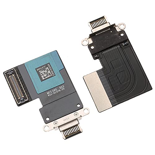 Dock Connector Replacement for iPad Pro 11 1st 2nd Gen A1980 A2013 A2228 A2068 | iPad Pro 12.9 inch 3rd 4th Generation A1876 A2014 A2229 A2069 Charging Port Replacement Flex Cable(Black)