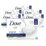 Dove Beauty Bar Original Moisturizing Bar Made With 1/4 Moisturizing Cream, Gentle for Soft Skin - 24 Count, 3.75 oz Each