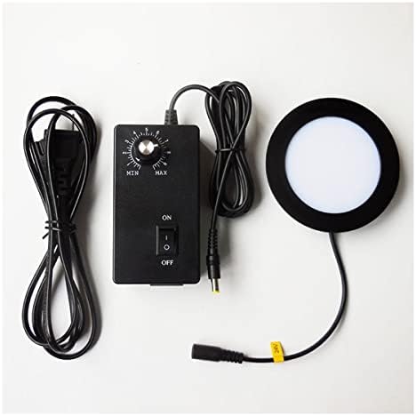 Microscope Accessories Kit for Adult 50-75mm Stereo Biological Microscope Bottom Light Lamp LED Backlight Illuminator Source 90V-240V Accessory (Size : 68mm)