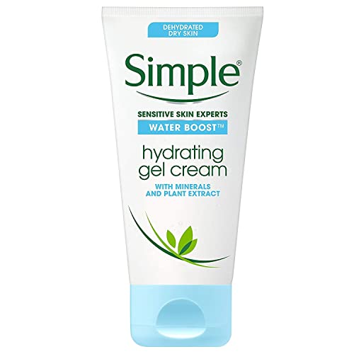 SIMPLE Water Boost Hydrating Gel Cream, Face Moisturizer, 1.7 oz