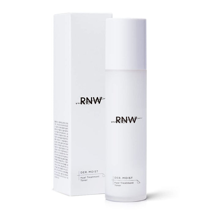 RNW DER. Moist Hyal Treatment Toner 4.2 fl.oz | Hydrating Skin Toner with 5 layer Hyaluronic Acids for Oily, Sensitive Skin, EWG Verified, Paraben-Free Korean Toner