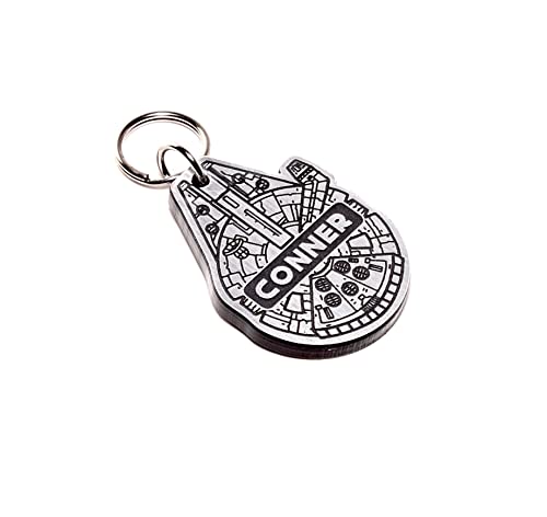 Millenium Falcon Personalized Pet ID Tag