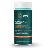 Iwi Life Omega-3 Sport, 60 Softgels (30 Servings), Plant-Based Vegan Algae Omega 3 with DHA, Exercise Recovery Support Dietary Supplement, Krill & Fish Oil Alternative, No Fishy Aftertaste