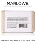 MARLOWE. No. 102 Men's Body Scrub Soap 7 oz (3 Bars) Fresh Original Woodsy Scent, Best Exfoliating Bar for Men, Natural Ingredients, Apricot Seed Powder, Shea Butter, Olive Oil, Green Tea Extracts