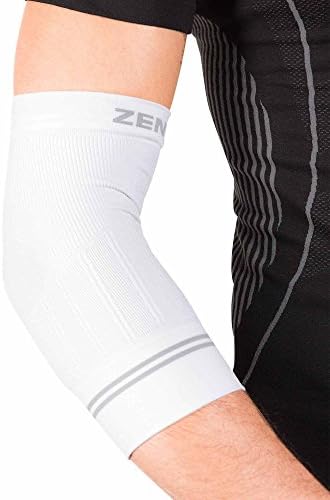 Zensah Compression Tennis Elbow Sleeve for Elbow Tendonitis, Tennis Elbow, Golfer's Elbow - Elbow Support, Elbow Brace