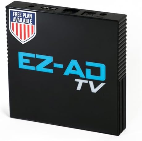 TV Digital Signage Player, Digital Signage 4k Player Kit, Auto-Post Content, Cloud-Controlled, Independent Operation in Multiple TVs, Free Plan & Mobile App, Thousands of Templates