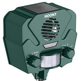 Hoont Advanced Motion Activated Solar Powered Ultrasonic with Flashing Strobe O, Green