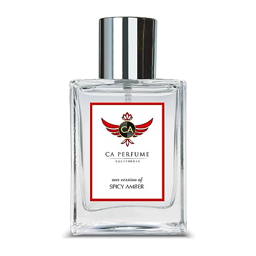CA Perfume Impression of Emra Spicy Amber For Women & Men Replica Fragrance Dupes Eau de Parfum Spray Bottle 1.7 Fl Oz/50ml-X1