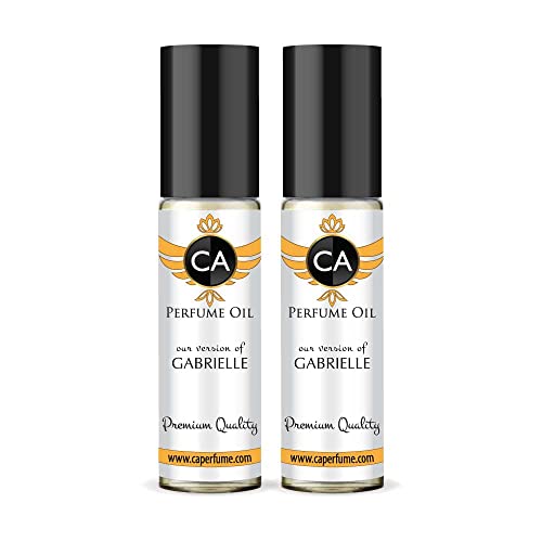 CA Perfume Impression of Gabrielle For Women Perfume Body Oil Roll-On 0.3 Fl Oz-X2