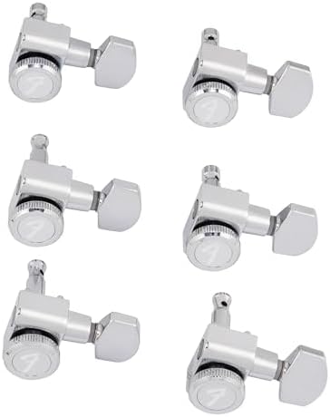 Fender Standard Locking Tuners-Chrome Acoustic Guitar Tuning Key (990818100)