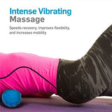 NatraCure Vibrating Massage Ball Roller Pliability Sphere – Deep Tissue Trigger Point Massager Ball for Muscle Roller Mobility Ball Therapy, Lacrosse & Yoga Ball Therapy, Myofascial Release Tool
