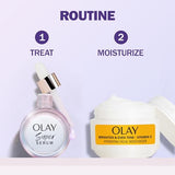 Olay Super Serum 1.0 oz + Olay Bright & Even Vitamin C Face Moisturizer 2.0 oz