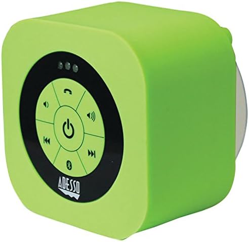 Adesso Bluetooth 3.0 Waterproof Speaker - Retail Packaging - Green
