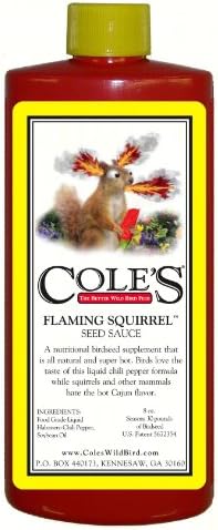 Cole's FS16 Flaming Squirrel Seed Sauce, 16-Ounce