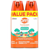 OFF! Family Care Insect & Mosquito Repellent, Bug Spray Containing 15% DEET, Protects Against Mosquitoes, 4 Oz, 2 Count