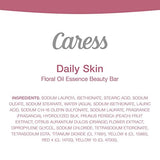 Caress Beauty Bar Soap for Women, Daily Silk Extract and Floral Oil Essence, Moisturizing Body Soap for Noticeably Silky, Soft Skin, 3.15 oz, 48 Bath Bars