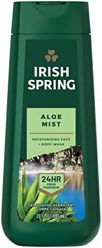 Irish Spring Aloe Mist Body Wash for Men, 591 mL