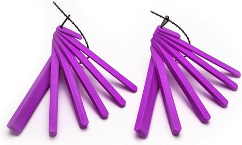 TalkTools Dental Bite Blocks Kit - Jaw Grading for Optimal Oral Motor Skills Development | Suitable for Kids and Adults Seeking Enhanced Jaw Stability and Control - Purple (2 Pack)