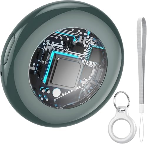 Air Tracker, Key Finder Works with Find My App (iOS Only), Bluetooth Tracker and Item Locator with Sound, Your Luggage Tracker, Key Tracker, etc. 1-Pack (Olive Green)