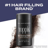 Toppik Hair Building Fibers, Dark Brown Hair Fibers, Hair Thickener for Thinning Hair, Hair Care to Create the Appearance of Thicker Hair, 0.42 OZ Bottle For Unisex