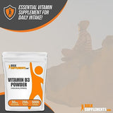 BULKSUPPLEMENTS.COM Vitamin D3 Powder - Cholecalciferol, Vitamin D Supplements, Vitamin D3 5000 IU - Vitamin D Powder, Gluten Free - 50mg (125mcg of Vitamin D3) per Serving, 250g (8.8 oz)