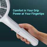 YsChois®, Electric Fly Swatter 2 Packs- Bug Zapper Racket with Powerful Grid - Easy to Use, Lightweight - Indoor & Outdoor Use - Empirical Use Tips (included) - AA Battery Required(Not included)