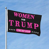 HUIHUANGm Trump-2024 Flag Women-For-Trump Flag 3x5 Ft Flag Outdoor Flag Home Flag Garden Decor Flag With Brass Grommets