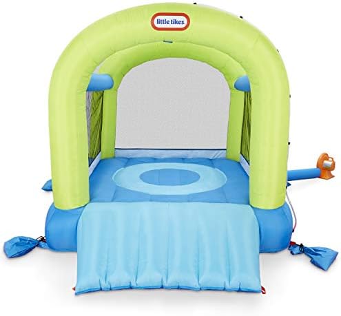 Little Tikes Splash n' Spray Indoor/Outdoor 2-in-1 Inflatable Bouncer, 108.00”L x 84.00”W x 82.25”H