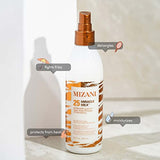 Mizani 25 Benefit Miracle Milk Leave in Conditioner | Heat Protectant and Detangler Spray| Formulated with Coconut Oil | For Frizzy & Curly Hair | 13.5 fl oz