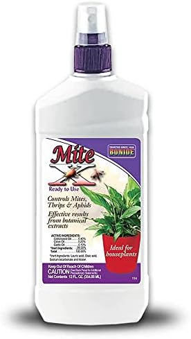 Bonide Captain Jack's Mite-X for Houseplants, 12 oz Ready-to-Use Spray for Insect Control