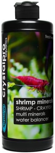Shrimp Minerals 16.9 Oz - Essential Minerals for Shrimp Tanks and Invertebrates - Aquarium Salt Freshwater - Tank Accessories - Shrimp Aquarium Supplies -Neocaridina and Caridina