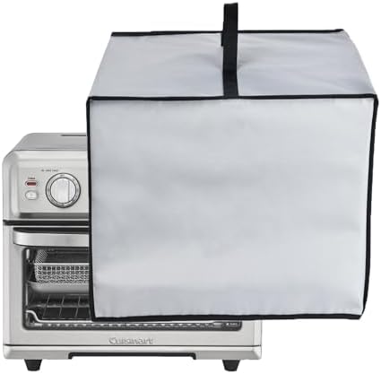 Oven Air Fryer Cover Heavy Duty Heat-resistant Waterproof Dust Protective Oven Cover Case for Cuisinart Air Fryer + Convection Toaster Oven TOA-70, 8-1 Oven with Bake, Grey