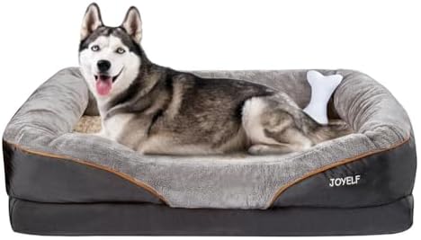 JOYELF XXLarge Memory Foam Dog Bed, Orthopedic Dog Bed & Sofa with Removable Washable Cover Dog Sleeper for Large Dogs