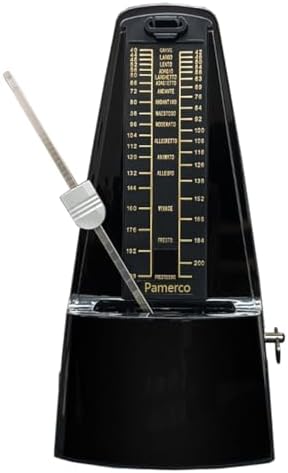 Mechanical Metronome, Loud Piano Metronome, Violin, Guitar, Set, Drums, Instruments, Universal Rhythmologist (Musical Instrument Universal【Black】)