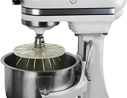 Whisk Wiper® PRO compatible with KitchenAid Bowl-Lift Stand Mixers - Mix Without The Mess - The Ultimate Stand Mixer Accessory - Only Compatible With 6-Wire Whisks (Color: Clear)