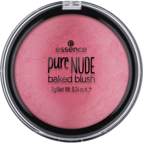 ESSENCE | Pure Nude Baked Blush | Highly Pigmented Baked Texture for a Bright, Healthy Glow | Available in 8 Gorgeous Shimmery Shades | Vegan & Cruelty Free (08 Berry Cheeks)