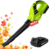 Mueller UltraStorm Cordless Leaf Blower, 130 MPH 20 V Powerful Motor, Electric Leaf Blower for Lawn Care, Battery Powered Leaf Blower for Snow Blowing High Capacity Battery & Charger Green