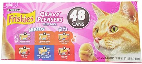 Friskies Shredded Cat Food (48/5.5 OZ Net Wt 264 Oz)