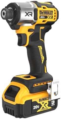 DEWALT 20V MAX Impact Driver, Cordless, 3-Speed, Battery and Charger Included (DCF845P1)