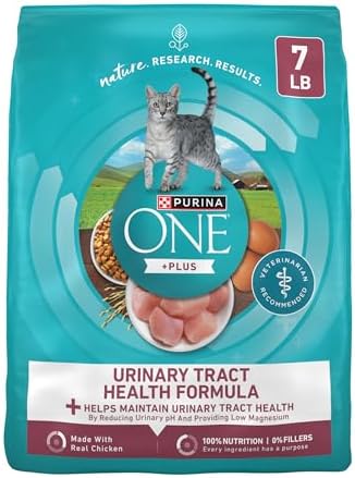 Purina ONE High Protein Dry Cat Food, +Plus Urinary Tract Health Formula - 7 lb. Bag