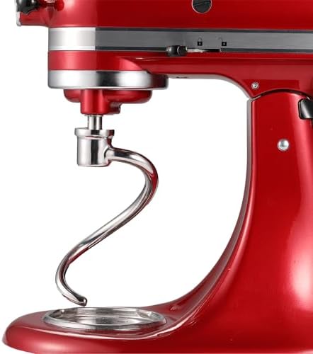 5 QT Dough Hook for KitchenAid Mixer, Stainless Steel Spiral Dough Hook Attachment for KitchenAid 4.5-5 Qt Tilt-Head Stand Mixers, Replacement Bread Hook Fits Models K45, KSM90, KSM150