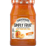 SMUCKER'S Simply Fruit Apricot Spreadable Fruit, 10 Ounces