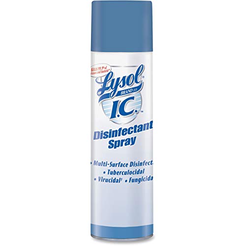 Lysol Professional IC Disinfectant Spray w/Control Flo Valve, Clear, 19 oz (Pack of 12)
