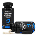 Advanced Probiotic with DE111 Strain (Bacillus subtilis). Spore Forming Probiotic. No Refrigeration Needed. 11.5 Billion Organisms. Probiotics for Women and Men. 60 Vegetable Capsules.