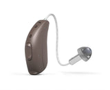 Hearing Aid Domes Smoky Gray Tips Ear Pieces Comfortable for Open Fit BTE Sound Amplifier PSAP Kit Invisible 8mm (M * 5)